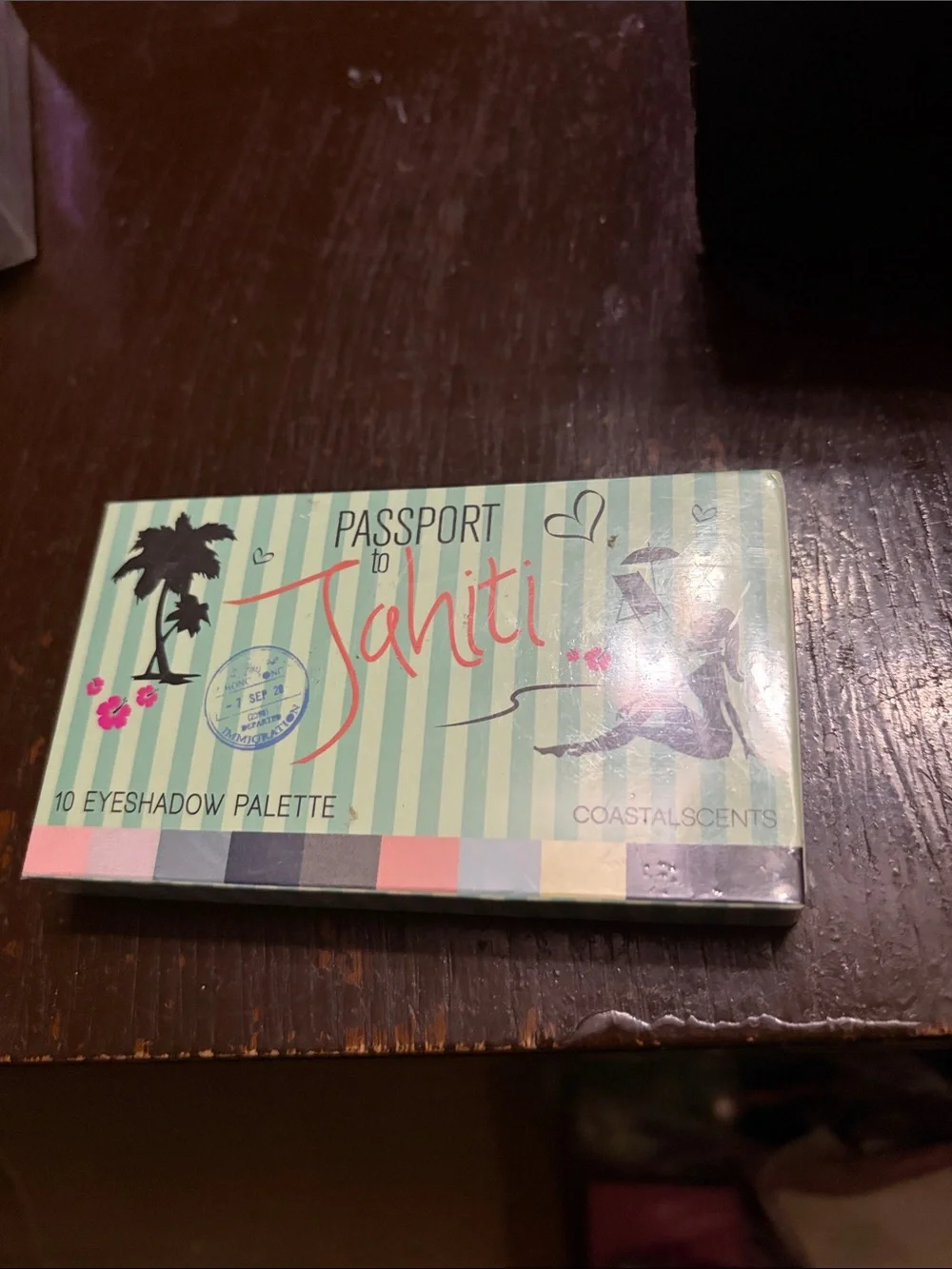 Passport to Tahiti Coastal Scents Eye Shadow Palette - Pastel Multi
